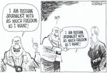 I am Russian journalist with as much freedom as I want! Image.