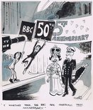 "I sometimes think the BBC are overdoing their anniversary." Image.