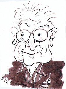 Keith Waite self-caricature