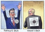 Portillo's Back Hague's back. Image.