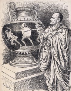 Meditation on a Grecian Urn. Signor Mussolini. "Ah, we manage these things better in Rome."