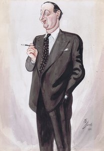 Ellis S Birk caricature (1915 - 2004)
