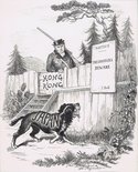 The Sagacious Dog? (vide "The Pickwick Papers," Chapter II.)  Image.