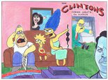 The Clintons / Homer cheats on Marge Image.