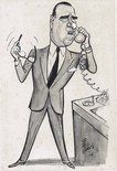 Ralph Sallon original caricature Image.