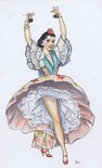 Flamenco dancer Image.