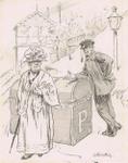 "D'yer want this put on a cab - Pandora?" "D'yer want this put on a cab - Pandora?"