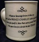 Marc Boxer Mug on the wedding of Prince Charles to Lady Diana - Extra Image