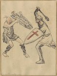 THE CRUMBLING SHIELD OF THE HUN. Image.
