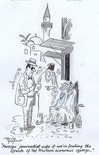 "Foreign journalist asked if we're feeling the effects of the Western economic squeeze.." Image.