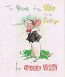 Arthur Potts cartoon of Teddy Tail Image.