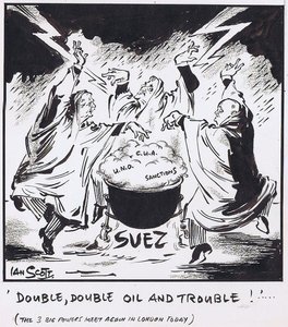 'Double, double oil and trouble!'