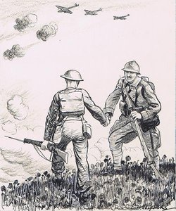 Vive L'Entente "I think our fathers fought together."
