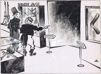 AU MUSEE DE LA GUERRE: John Bull: This is where we came in."