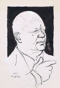 Caricature of Nikita Krushchev