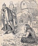 Telling their fortune:  Image.