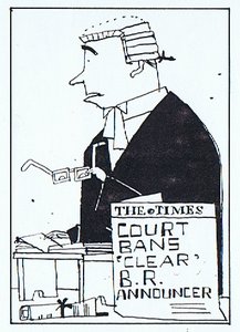 My client's evidence m'lud will be arriving at 9.57, 10.32 and 11.38.