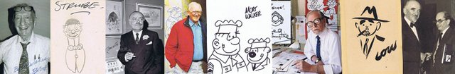 Cartoonists' Photographs Autographs and Letters Image.