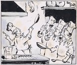 Shrove Tuesday! "Keep shouting boys! You never know, he might even drop him!" Image.