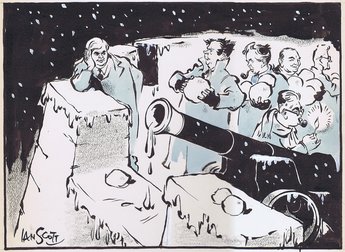 IT IS THE OPPOSITION'S JOB TO OPPOSE. "Funny thing about these cannon balls - THEY MELT!"