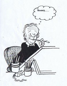 Stan McMurtry MAC self-caricature