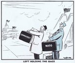 Left holding the bags Image.