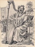 THE ARCH-DRUID OF DOWNING STREET. Our representative at the Eisteddfod writes: "Mr. Lloyd George then obliged with 'Land of my Fathers.' The Chancellor of the Exchequer, in his rendition of the famous land song, gave its full site value to every note." Image.