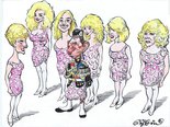 "That's the last time I give you advance warning of what I'm going to wear!" Image.