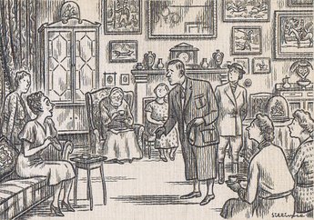 "Mrs Gregory - your husband has just shot a beater." "How too wonderful! Do let me see it!"