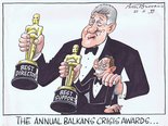 The annual Balkans crisis awards Image.