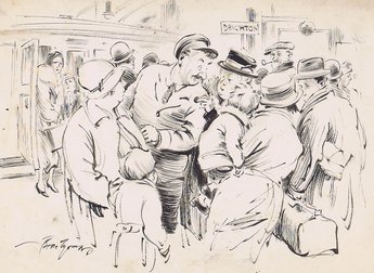  "Here's tuppence. Find my husband for me." "Sorry Lidy. I'm already looking for a shilling one."