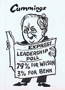 "I can't think what Benn's got against the Press. The Press is doing a splendid job!"