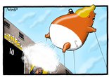 Trump balloon Image.