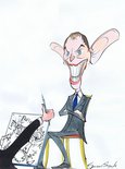 Tony Blair by Gerald Scarfe Image.