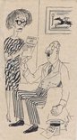 "But you must realise, darling, that, owing to temporary and non-recurrent factors operating during the period under review, the figures tend to give an unrepresentative picture of the overall position. Now, after Goodwood....." Image.