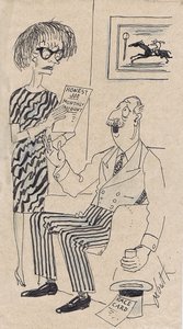 "But you must realise, darling, that, owing to temporary and non-recurrent factors operating during the period under review, the figures tend to give an unrepresentative picture of the overall position. Now, after Goodwood....."