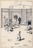 "If that rabbit book is correct and prices stay what they are, we should be millionaires very shortly!" Image.
