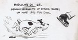 Mussolini on Ice Image.