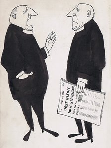 “In order to counter the slightest breath of scandal, Stainglass, I shall give an account of last weeks collection from the pulpit on Sunday.” 