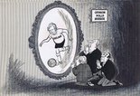 “Mirror, mirror on the wall, who is the fairest of them all? - Oh my god!” Image.