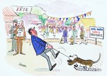 Fred Basset at the Village Fete dog show  Image.