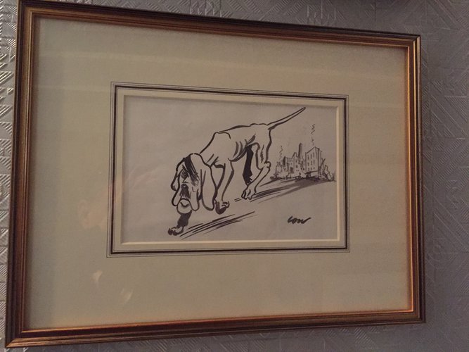 Chris Beetles Gallery sells fake David Low cartoon to unsuspecting customer