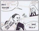 But Mr. Cosgrave! ... If the British Government deny that they're still using torture in Ulster... Image.