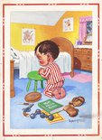 “Bless father an’ mother an’ make me a tough guy, amen!” Image.