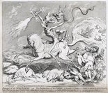 Presages of the Millennium by James Gillray Image.
