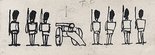 soldiers standing at attention Image.