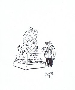 Rodin 'The bacteria transfer'