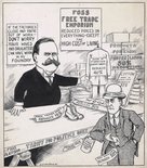 Foss and his platform: Both side of the tariff plank Image.