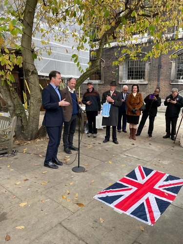 New James Gillray gravestone unveiled by George Osborne