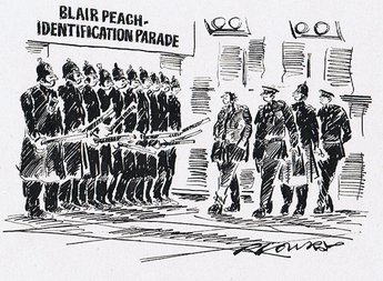 SOLD Blair Peach identification parade